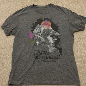 Sherlock Holmes “Out of Print” snug T-shirt, size L!